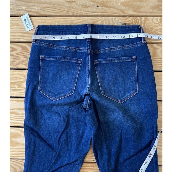 NWT Old Navy Mid Rise Pop Icon Skinny Jeans Size 4 Short Women’s Blue - Picture 9 of 9